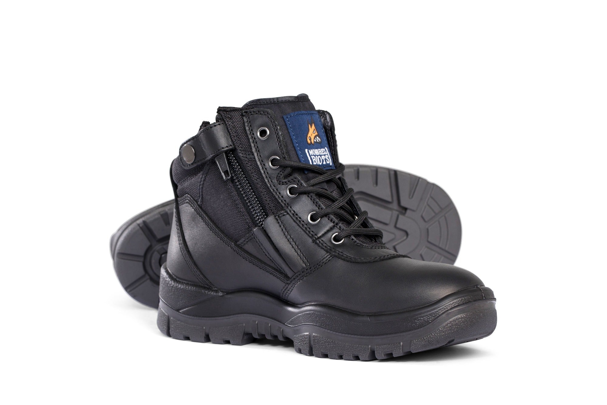 Mongrel Non-Safety ZipSider Boot - Black 961020