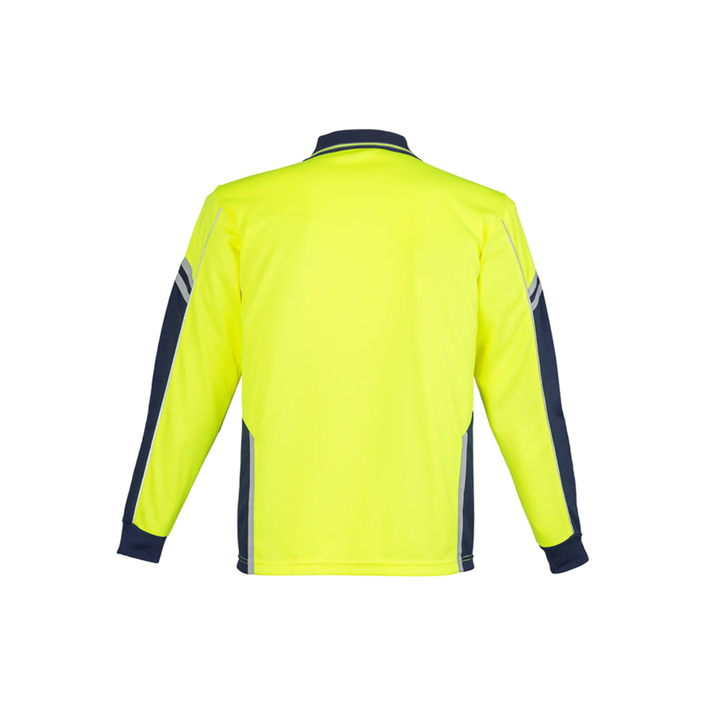 Syzmik Mens Hi Vis Squad L/S Polo ZH238