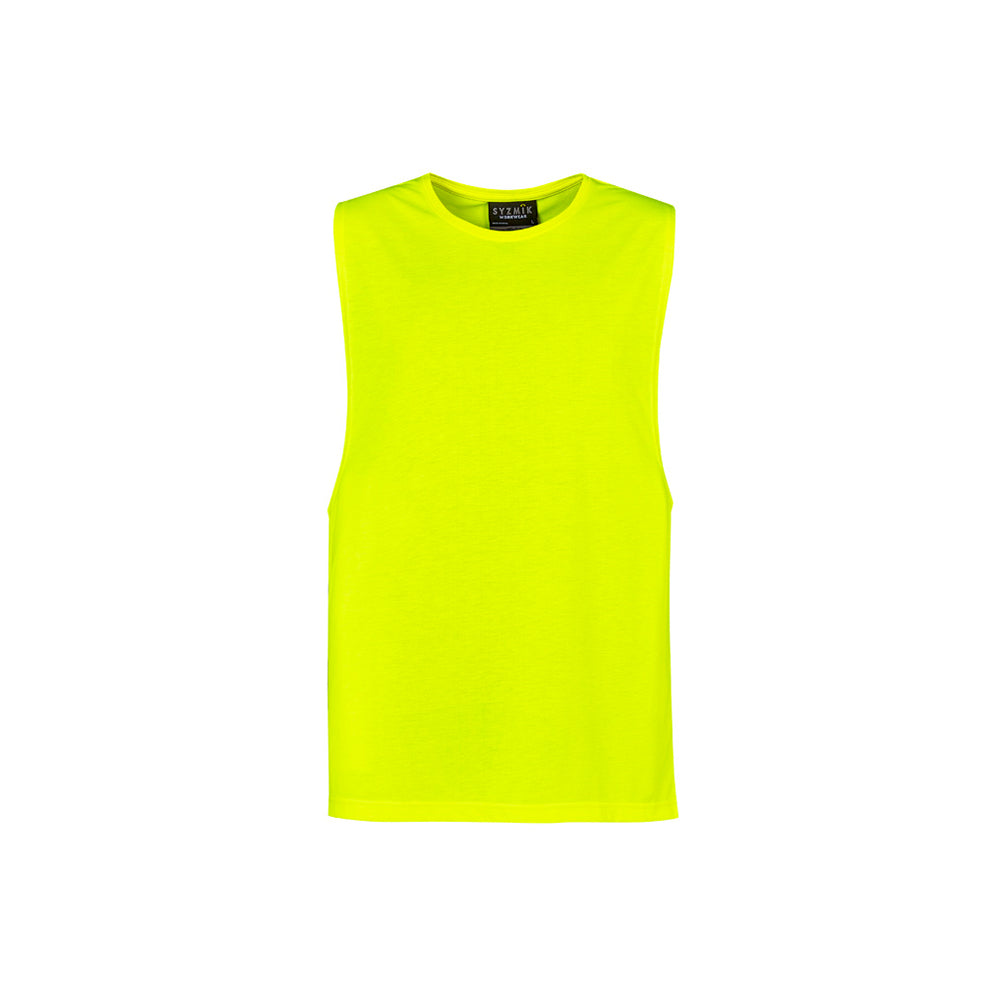 Syzmik Mens Hi Vis Sleeveless Tee ZH297