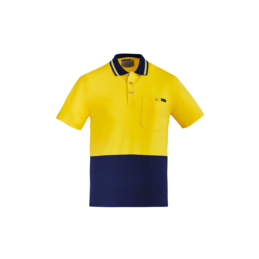 Syzmik Mens Hi Vis Cotton S/S Polo ZH435