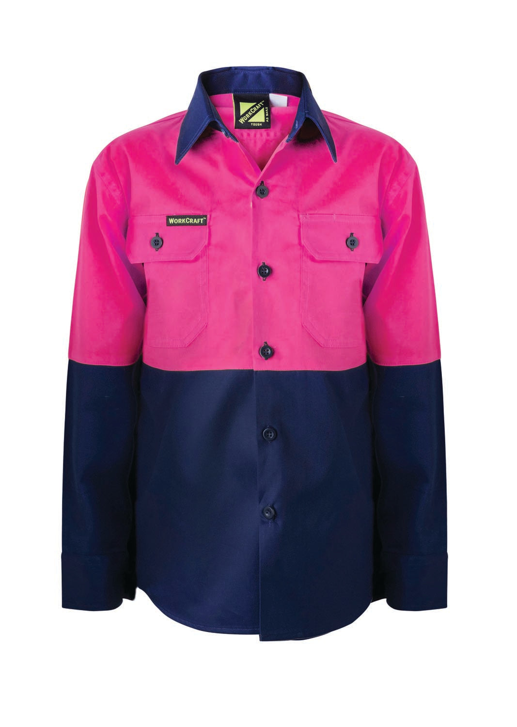 Workcraft Kids Two Tone Shirt WSK128